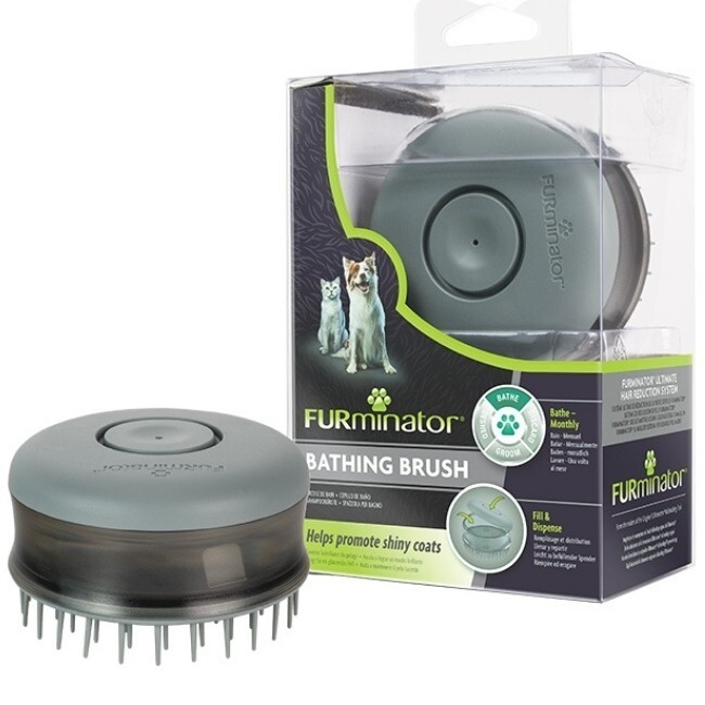 Cepillo de Baño y Masajeador Para Perros y Gatos