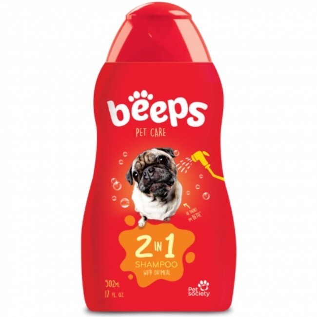 Shampoo 2 en 1 Beeps Para Perros 502 ml