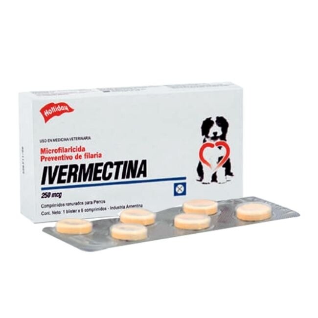 Ivermectina 250 mg 6 Comprimidos