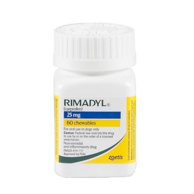 Rimadyl 25 mg x 60 tab