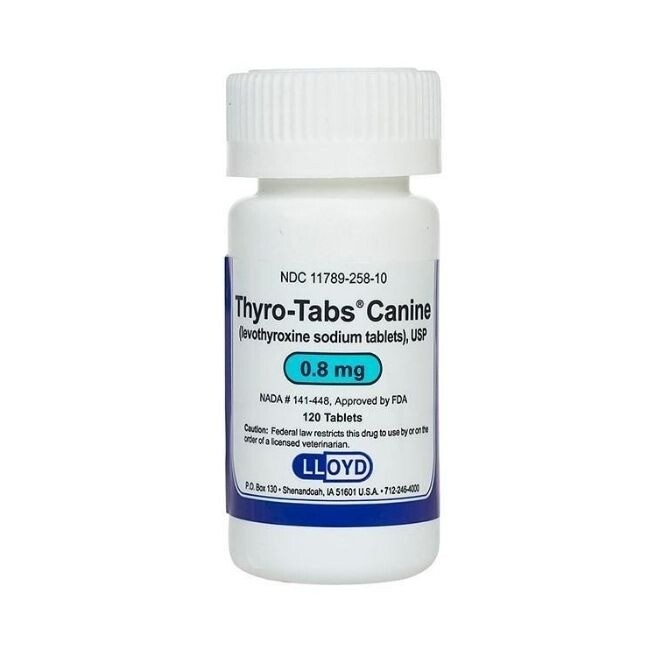 Thyro-Tabs Canine 0,8 mg 120 Tab