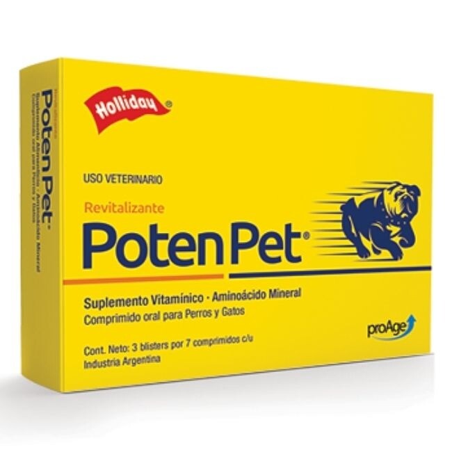 Poten Pet Pro Age  21 Comprimidos